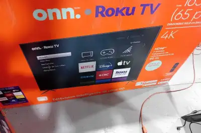 65" ONN 4K ROKU SMART TV FROM JUST $360!! , View more