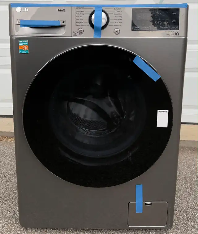 24” LG WASHER & DRYER COMBO FRONT LOAD STAINLESS STEEL ALLINONE in Washers & Dryers in City of Toronto - Image 5