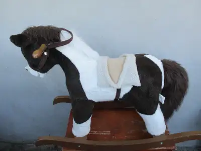 VINTAGE ROCKING COW-COLLECTIBLE CHILD ROCKING CHAIR TOY-UNIQUE!, View more