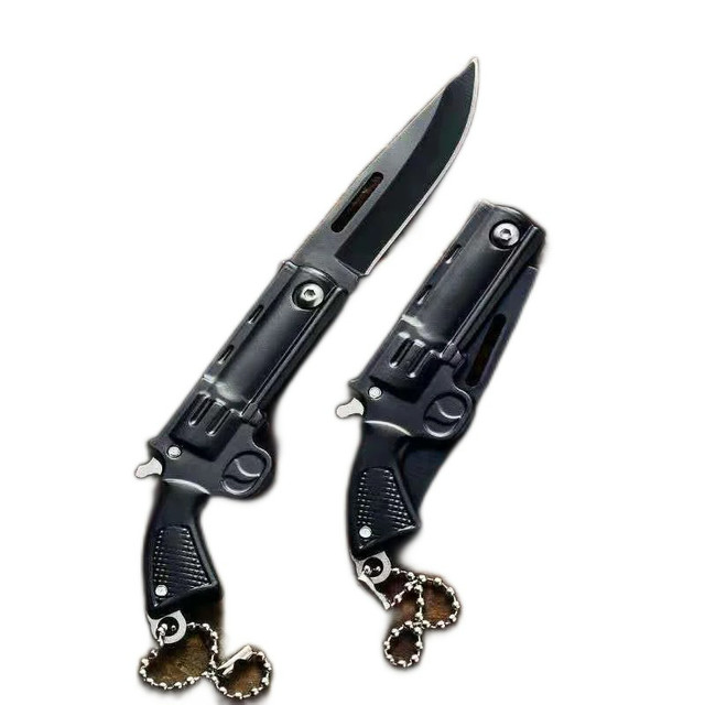 Collectable Mini Gun Shape Folding Knife Stainless Steel in Arts & Collectibles in Cornwall - Image 4