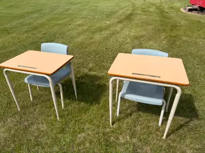 Student desks and chairs, View more