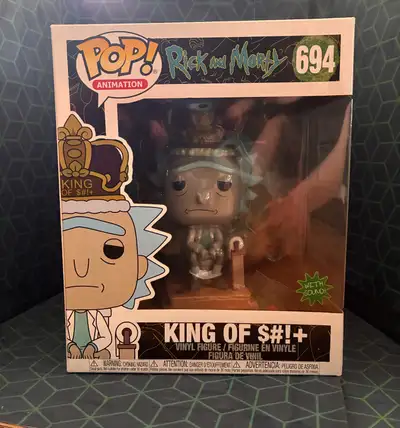 Rick & Morty 694 King of $#!+ (Makes sound) Funko POP!, View more