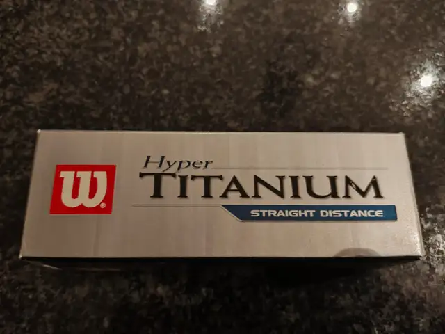 Wilson: Titanium Golf Balls Straight Distance (sleeve of 3) NEW in Golf in Markham / York Region - Image 2