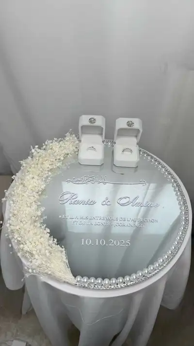 Customize engagement rings tray