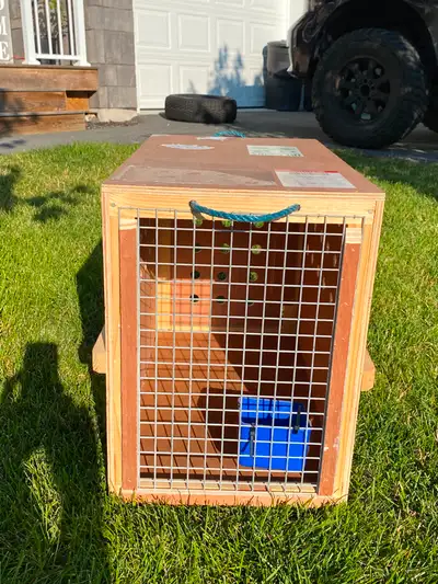 Wooden Pet Airline Shipment Crate - for Small Dog, View more