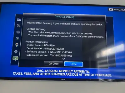 Samsung 50 inch , View more