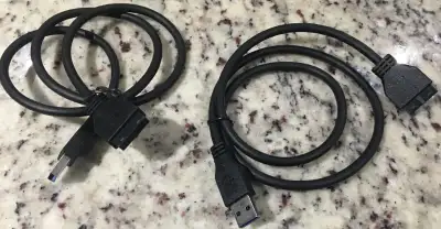 ($5 each) 2x USB 3.0 Motherboard connector to Male USB A Port, View more