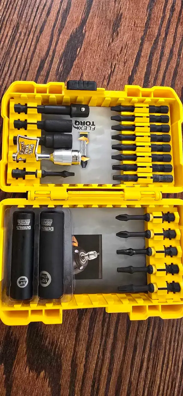 DeWalt 20 pcs Flex Torq Impact Set, Hex Shank, Magnetic in Other in Kitchener / Waterloo - Image 7