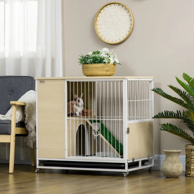 Indoor Rabbit Hutch Furniture with Wheels in Small Animals for Rehoming in Markham / York Region