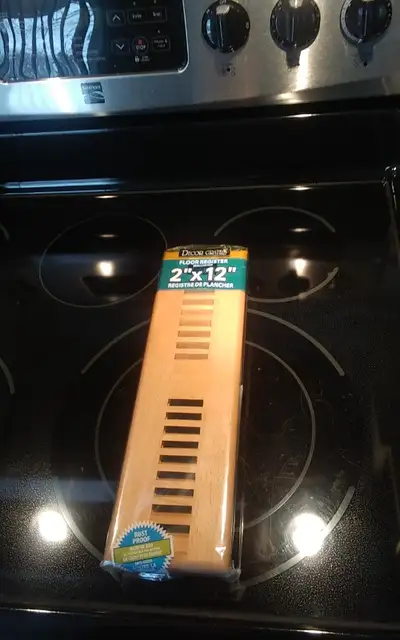 Wooden Floor Register 2"x12", View more