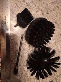 Drill, brush and scrubber kit