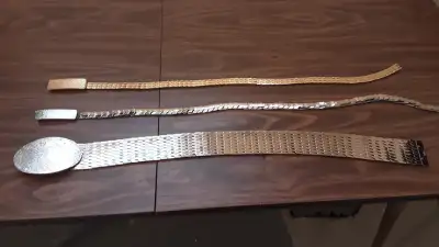 Womens Metal Belts Pet/Smoke Free Mint Rarely Worn $20 For All, View more
