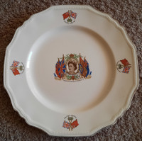 1953 Coronation Queen Elizabeth II commemorative plate
