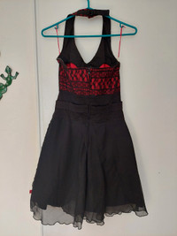 Black and red lace Dress 