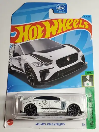 Hot Wheels Jaguar I-Pace eTrophy White