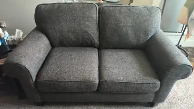 Used grey love seat for sale!, View more