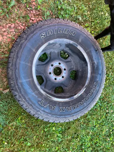 Four tires in great shape. Used only 6 months, lots of tread left. 265/70/17 $550 or best offer