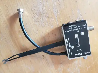 Tv game video switch box atari commodore, View more