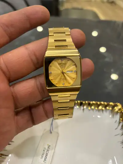 Seiko 5 Automatic Gold Tone Vintage Watch – New With Tag, View more