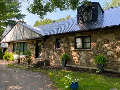 Lovely renovated apartment second floor of family house. Centre of the village, walking distance to...