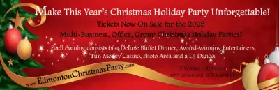 Now On Sale - The 2025 Multi-Business/Group Christmas Parties, View more