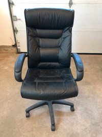 Black executive office chair