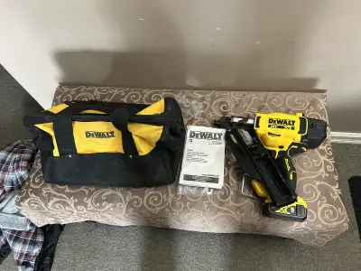 New Dewalt 20V 3 1/2 inch Air Nailer, View more