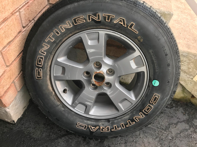 235/70/16 NEW SINGLE TIRE WITH RIM ON SALE FOR FORD ESCAPE $200 in Tires & Rims in Oshawa / Durham Region