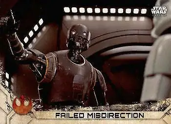 2017 Topps Star Wars Rogue one Series 2 # 71 Failed Misdirection, View more