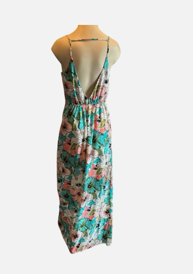 H&M Size 4 Floral V-neck maxi dress, lined in Women's - Dresses & Skirts in Kitchener / Waterloo - Image 5