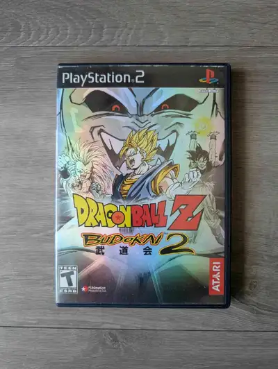 Dragonball Budokai 2 PS2 Case (with manual) read bio, View more