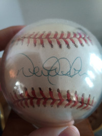 Derek Jeter signed baseball. Steiner COA.