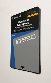 Roland JD-990 JD9D-1  Modern Masters ROM CARD Andrew Schlesinger