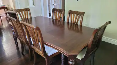 Dining room table solid wood , View more