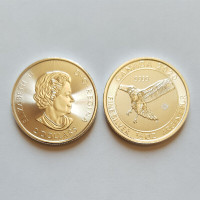 Pieces monnaie royale canadaienne or argent platine pur fin 999