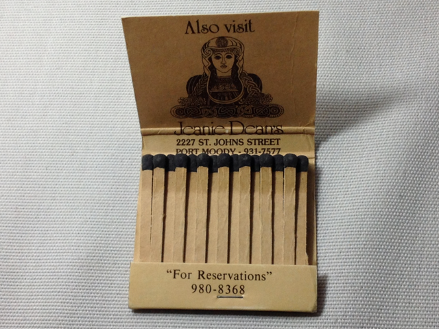 HARVEST EATING HOUSE NORTH VANCOUVER RESTAURANT MATCHBOOK (VTG) in Arts & Collectibles in Winnipeg - Image 4