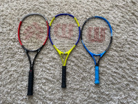 3 Tennis Racquets