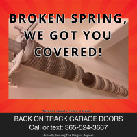 Garage door spring repairs!