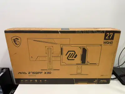 BNIB MSI MAG 275QPF 2K Gaming Monitor - 300Hz 0.5ms Rapid IPS, View more