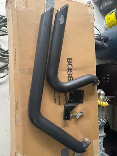 No longer need these pipes Came off a 2015Harley Breakout so anything of that era softail or 103 wor...