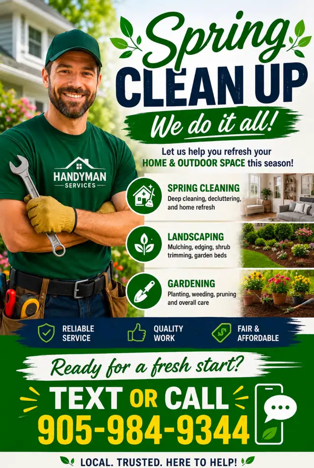 Spring Clean up Help!459814373720084480