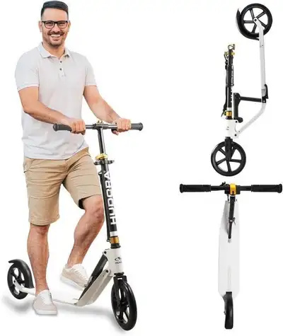 4 “New” Teen & Adult Kick Scooters: 250lb Weight Cap., View more