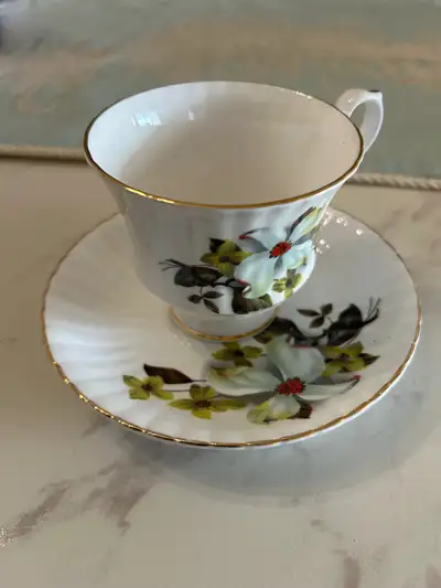 Vintage tea cup Crown Prince Bone China , View more