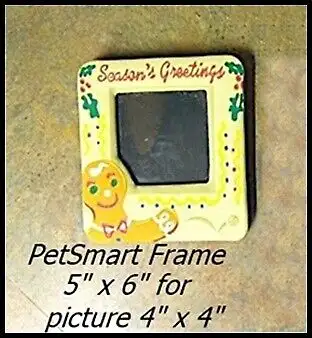 Dog or Cat Picture Frame  "Seasons Greetings" $4, View more