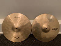 13” SABIAN custom Evolution / Artisan hi hat cymbals