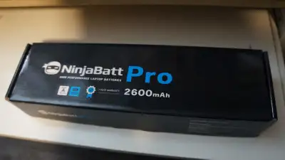 NINJABATT PRO LAPTOP BATTERY, View more
