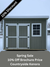 10% OFF 8 x 12 Premier Cottage Shed