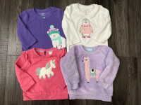 4 Baby Sweatshirts 9-12 months - $20