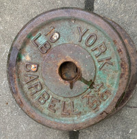 York Barbell Steel Weight Plates 