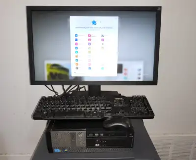 Dell Optiplex 3020 computer w monitor, keyboard,mouse,wireless, View more